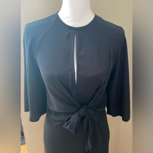 Topshop Black Mini Dress Size US 2 - Picture 9 of 9